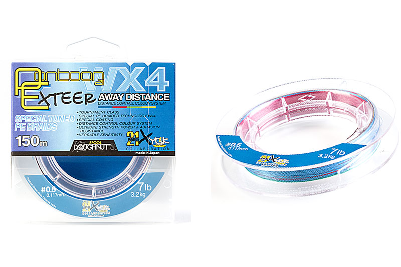 Леска плетеная Pontoon21 Exteer Away Dist 0,128мм 9Lb 150м многоцвет.. Фото №2 Леска плетеная Pontoon21 Exteer Away Dist 0,128мм 9Lb 150м многоцвет.. Фото №2