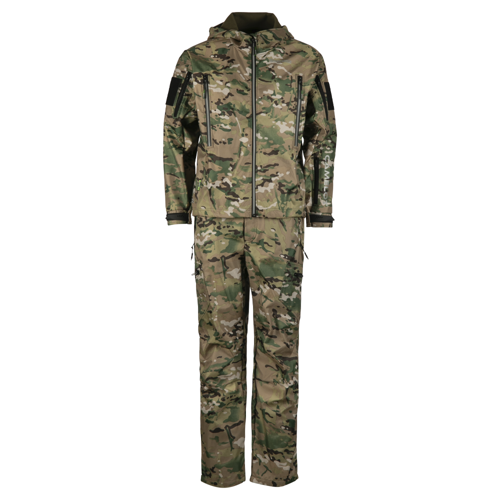 Костюм Huntsman демисезонный Камелот (ткань Softshell, цвет Мультикам) р. 48-50/176. Фото №1 Костюм Huntsman демисезонный Камелот (ткань Softshell, цвет Мультикам) р. 48-50/176. Фото №1