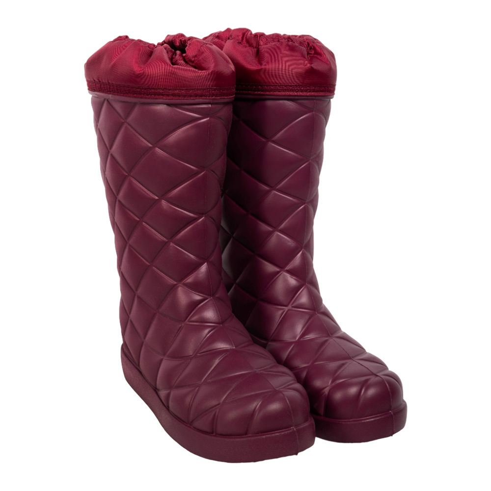 Сапоги женские KAURY утепленные (ЭВА, бордовый) р. 38-39. Фото №1