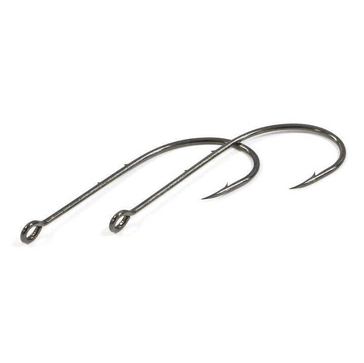 Крючок Gurza  ROUND BENT #1/0 BN 9 шт/уп. (широкое ухо). Фото №1