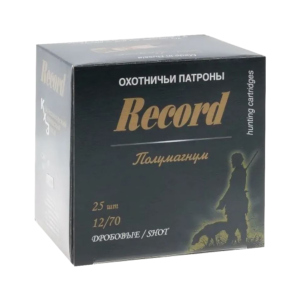 Патрон Рекорд 12/70 полумагнум №4 (в коробке 25 шт.). Фото №1 Патрон Рекорд 12/70 полумагнум №4 (в коробке 25 шт.). Фото №1
