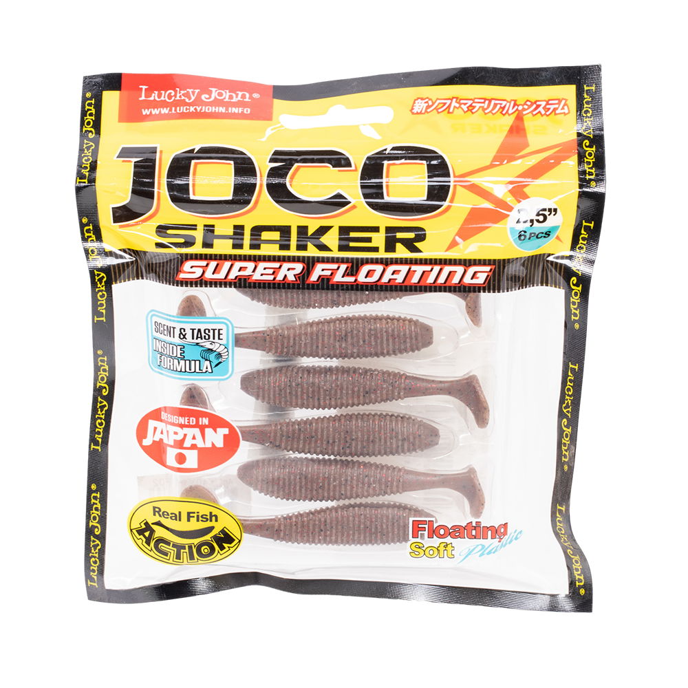 Виброхвост Lucky John Pro Series Joco Shaker 2,5" 63мм, (6шт. упак.) цвет F02. Фото №1 Виброхвост Lucky John Pro Series Joco Shaker 2,5" 63мм, (6шт. упак.) цвет F02. Фото №1