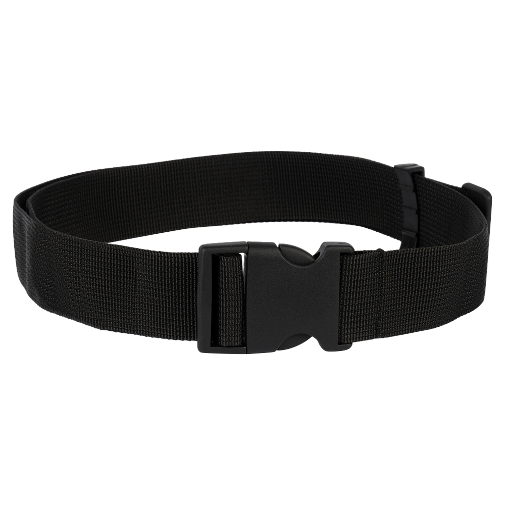 Ремень брючный, 40 мм черный (без логотипа, 125 см). Фото №1