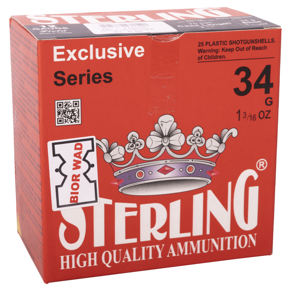 Патрон STERLING 12/70 Bior №1 34 гр. (пачка 25 шт.). Фото №4 Патрон STERLING 12/70 Bior №1 34 гр. (пачка 25 шт.). Фото №4