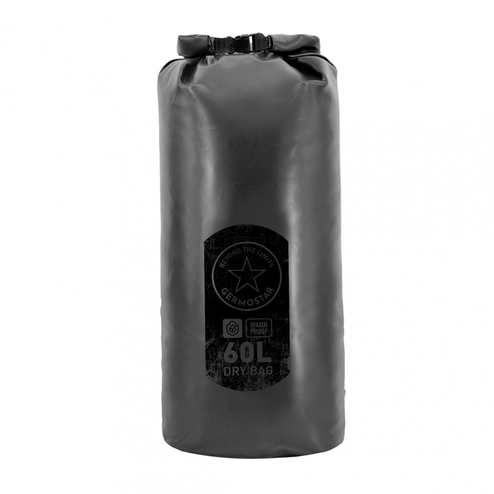 Гермомешок DRY BAG черный, 60 литров. Фото №1 Гермомешок DRY BAG черный, 60 литров. Фото №1