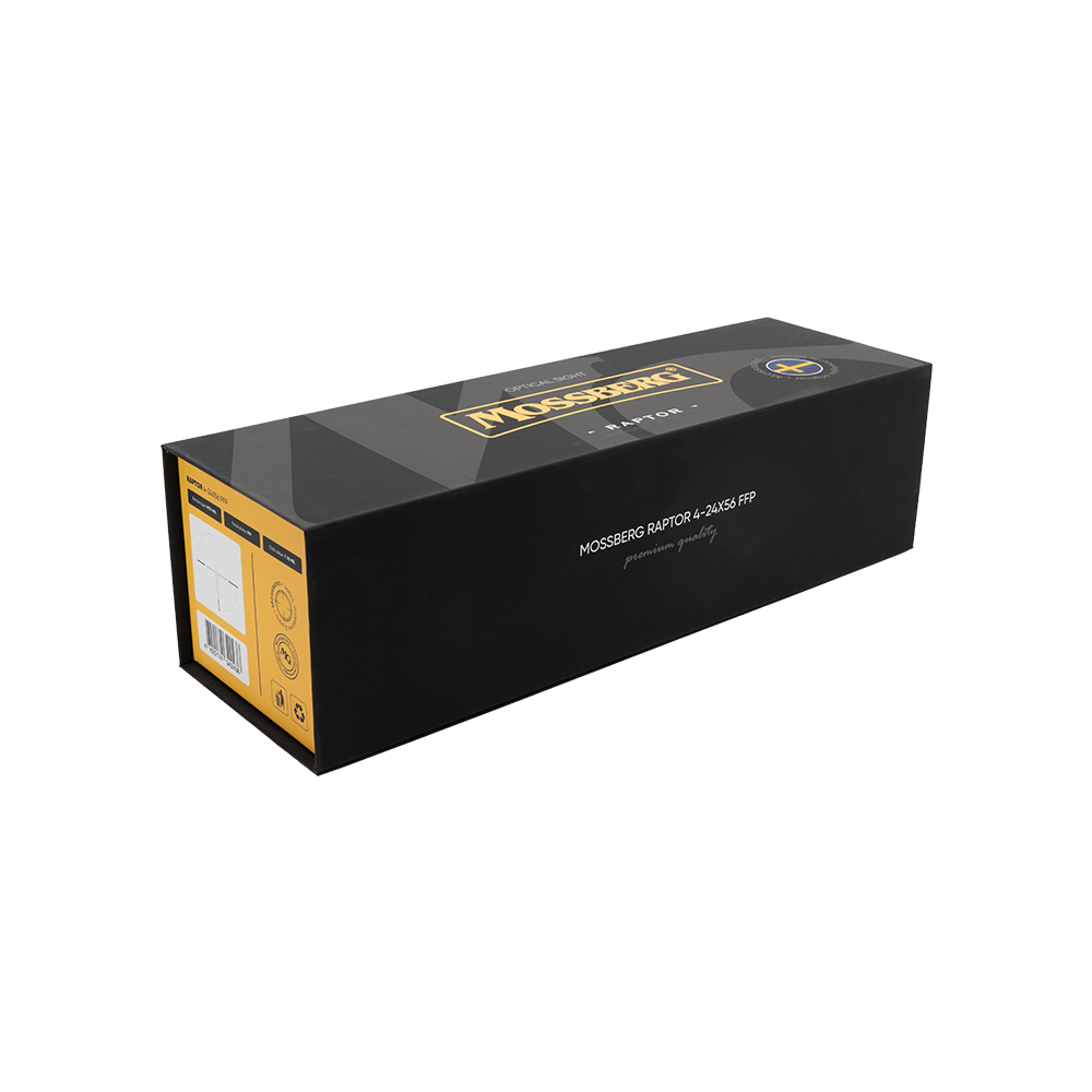 Оптический прицел MOSSBERG RAPTOR 4-24x56 FFP 34мм с подсветкой (MTR-MIL) 0.1 MRAD. Фото №16 Оптический прицел MOSSBERG RAPTOR 4-24x56 FFP 34мм с подсветкой (MTR-MIL) 0.1 MRAD. Фото №16