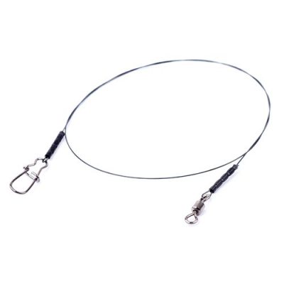Поводок титановый AFW TITANIUM 15см (тест 9кг) (2шт). Фото №1