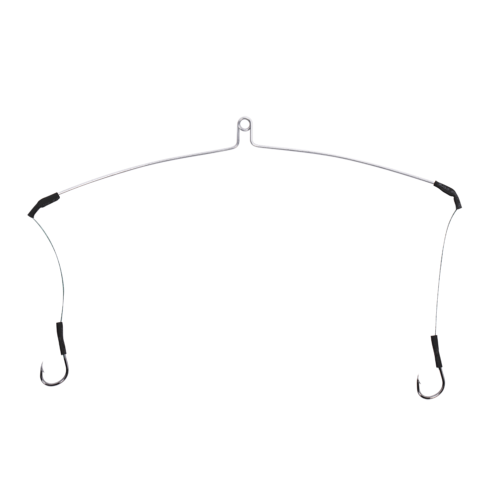 Снасть карповая КОРОМЫСЛО оснащ. 120мм крючок №8 (уп.4шт.). Фото №5