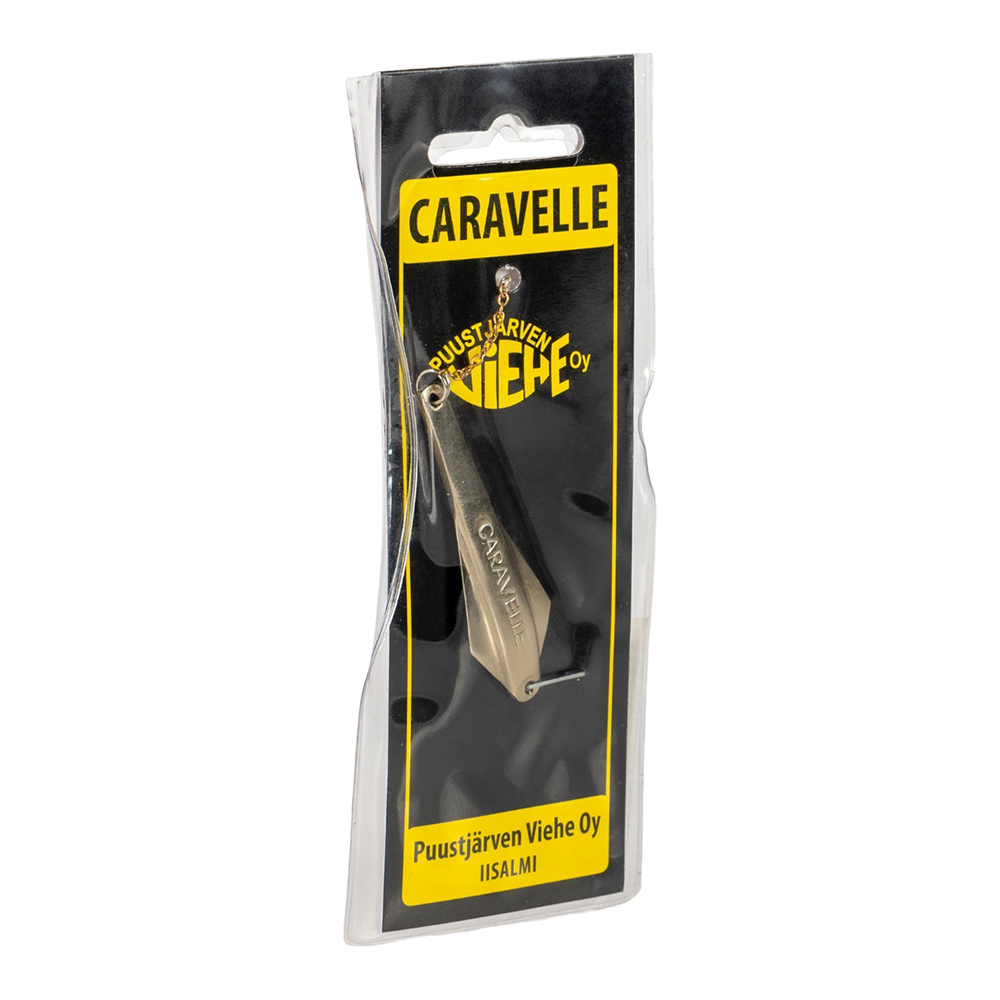 Блесна Puustjarven Caravelle 60мм, 8гр, цвет (Mes/Hop) цепочка-крючок. Фото №2