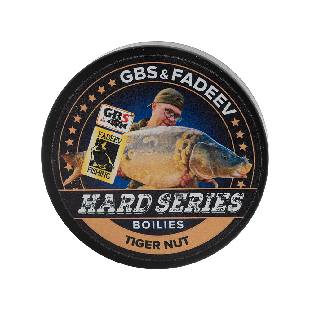 Бойлы вареные GBS baits & Fadeev hard series "Tiger Nut" 20мм. Фото №2