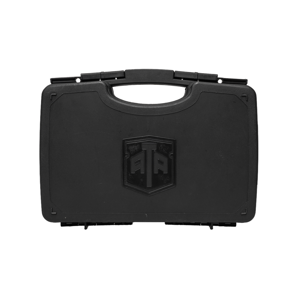 Пистолет АТА9 калибр 9*19 мм, Tungsten, вольфрамовый затвор, черная рамка. Фото №3