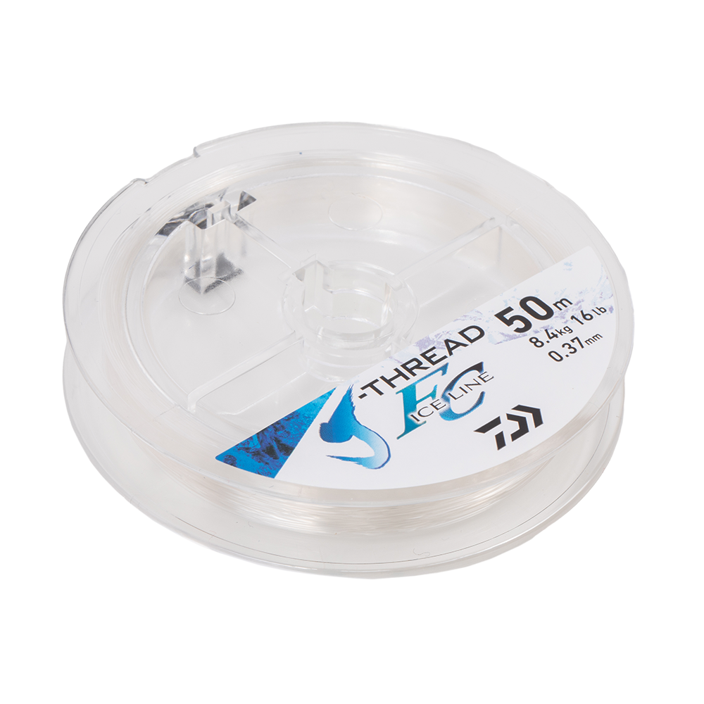 Леска Daiwa J-THREAD FC ICE LINE 0.37mm-50m. Фото №2