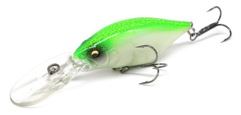 Воблер Megabass Deep-X 200 LBO Crack Lime Chart. Фото №2