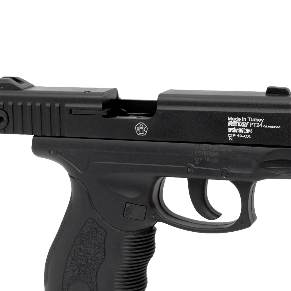 Пистолет охолощенный RETAY PT24, (Taurus), Сатин, калибр 9mm. P.A.K. Фото №2