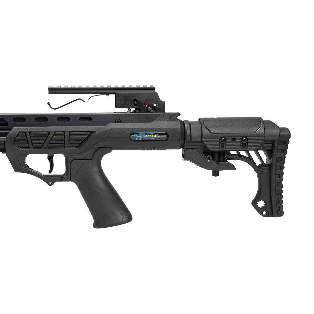 Арбалет блочный Man Kung XB58, черный, 4 стрелы, воск, прицел 4х32, ремень, кивер, натяжитель. Фото №10