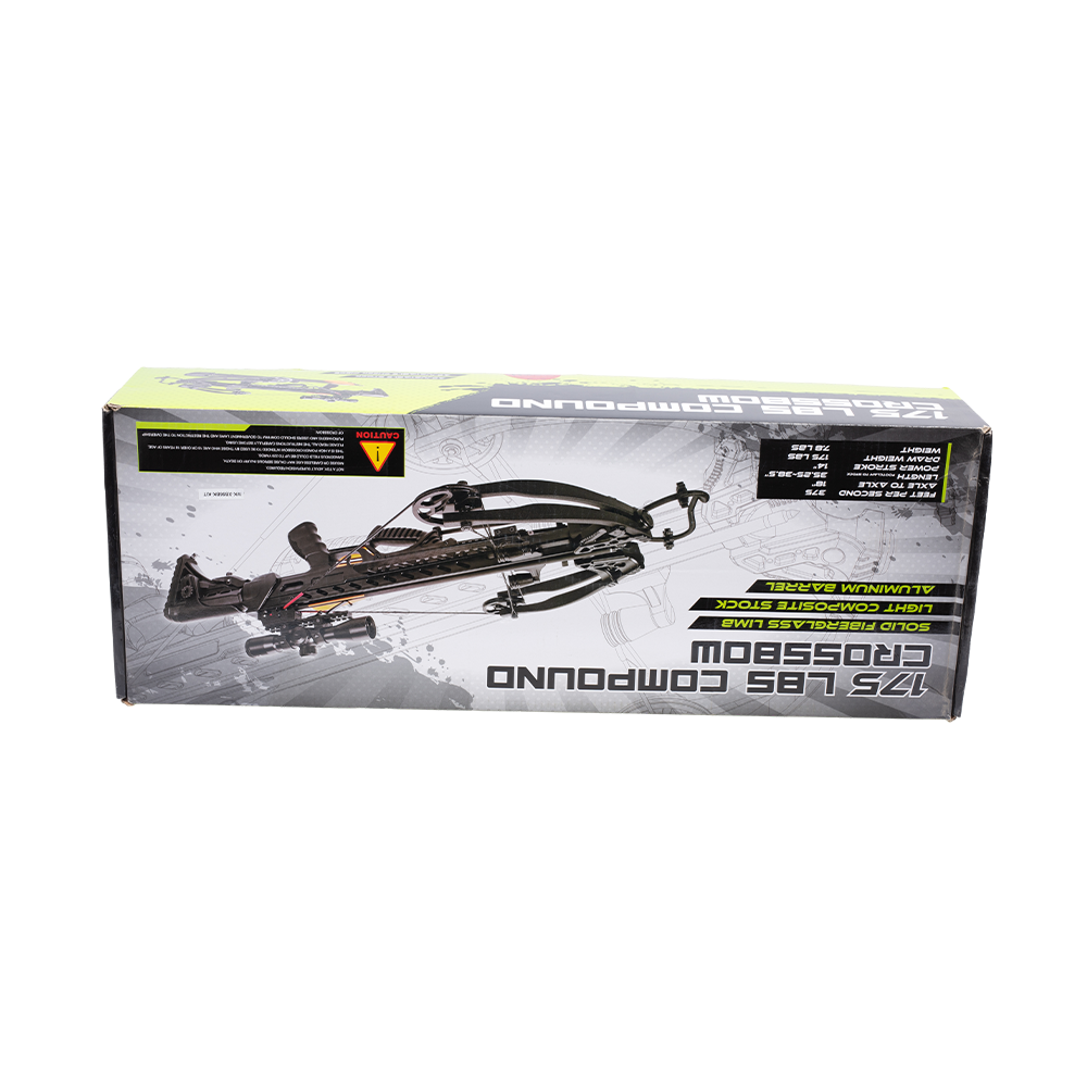 Приклад для арбалета Man Kung Frost Wolf XB56, блочный, black, кивер, стрелы 4шт., прицел, крепеж. Фото №7