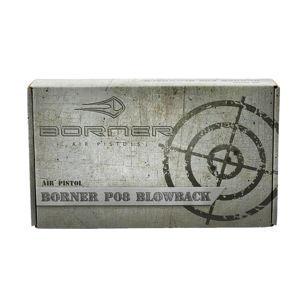 Пистолет пневматический BORNER P08 Blowback, калибр 4,5 мм /BBs . Фото №2 Пистолет пневматический BORNER P08 Blowback, калибр 4,5 мм /BBs . Фото №2