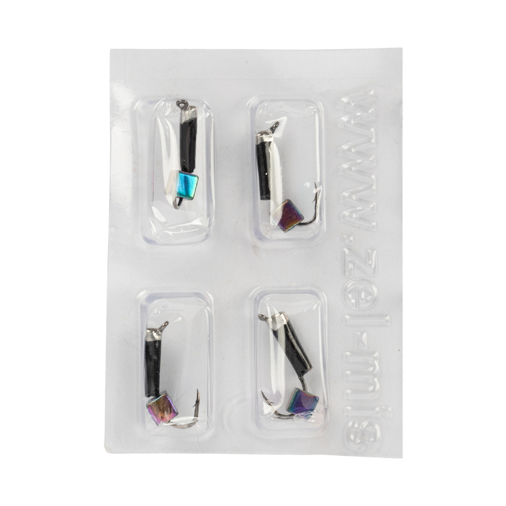 Мормышка вольфрамовая Зеленый мыс "Столбик с колпачком" d1,5 куб хамелеон (15шт. упак.). Фото №3