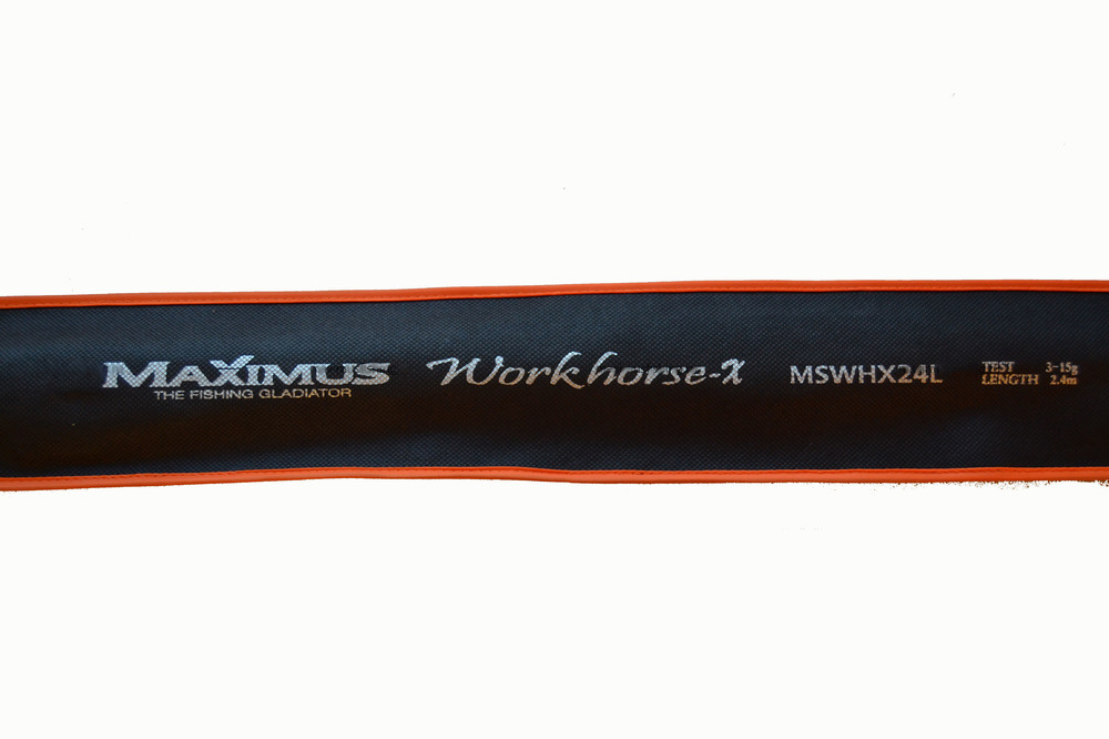 Удилище спиннинговое Maximus WORKHORSE-X 24L 2,4m 3-15g (рукоять неопрен). Фото №3 Удилище спиннинговое Maximus WORKHORSE-X 24L 2,4m 3-15g (рукоять неопрен). Фото №3