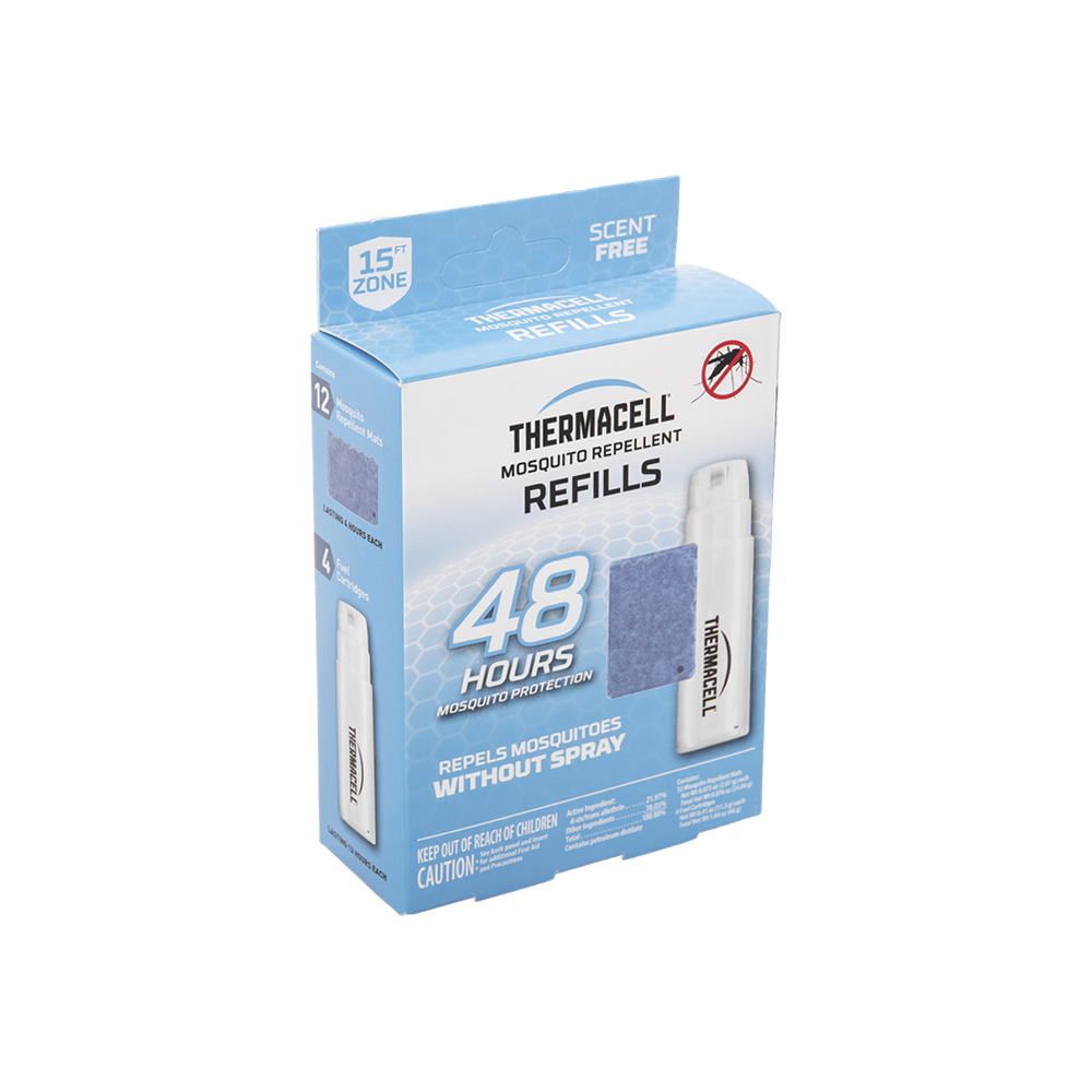 Набор запасной Thermacell (4 газовых картриджа + 12 пластин) (арт TRI-R4-SMPI-01). Фото №1