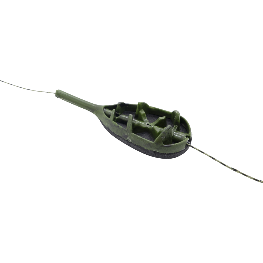 Монтаж фидерный X-FEEDER PL FLAT MIDI 050 г (лидкор, 1 крючок с волосом). Фото №4