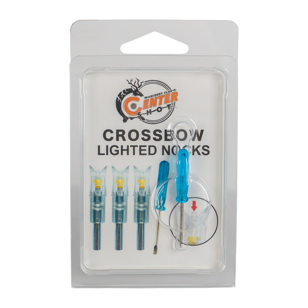 Хвостовик светящийся Centershot 7.62mm для арбалетных стрел синий 3шт.. Фото №3