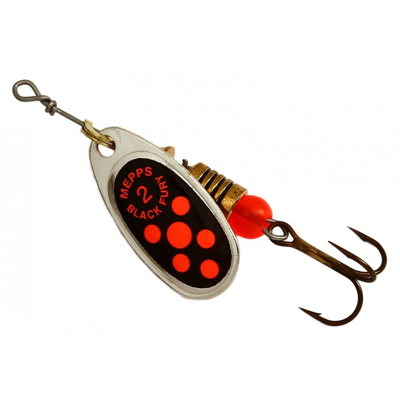 Блесна Mepps Black Fury 0 Gold/Yellow . Фото №2