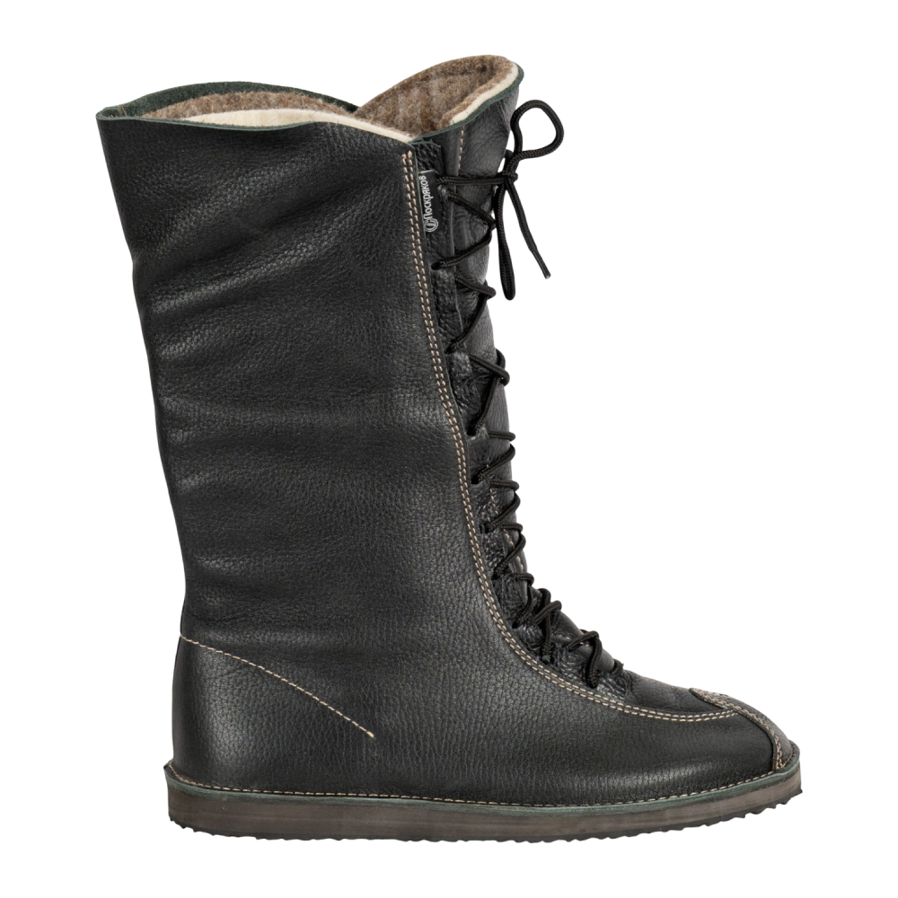 Ичиги ПОСКРЯКОВ (нат.кожа, со шнурками) черные р. 43. Фото №8