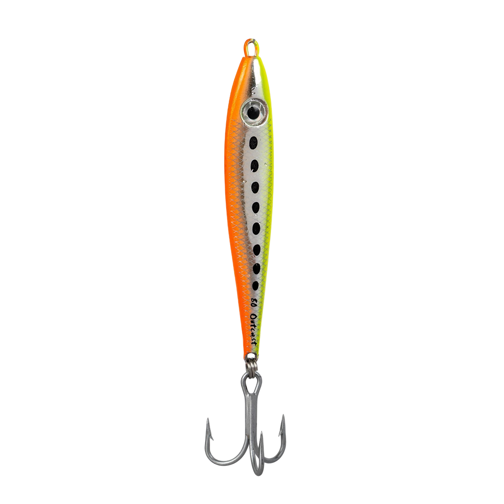 Блесна колеблющаяся Halco OUTCAST, 80г, FLUORO. Фото №2