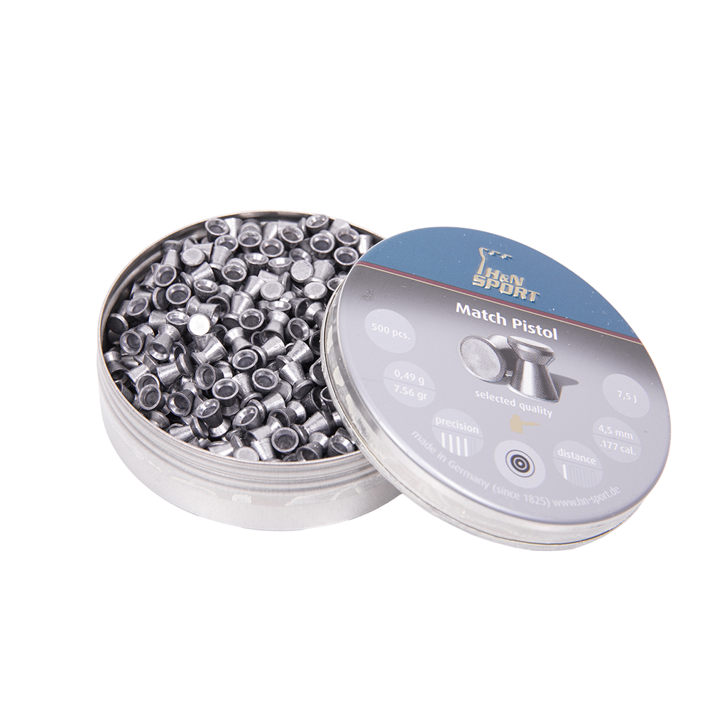 Пуля пневматическая "H&N Match Pistol", для гладкоствольная, 4,49 мм., (500 шт.). Фото №2
