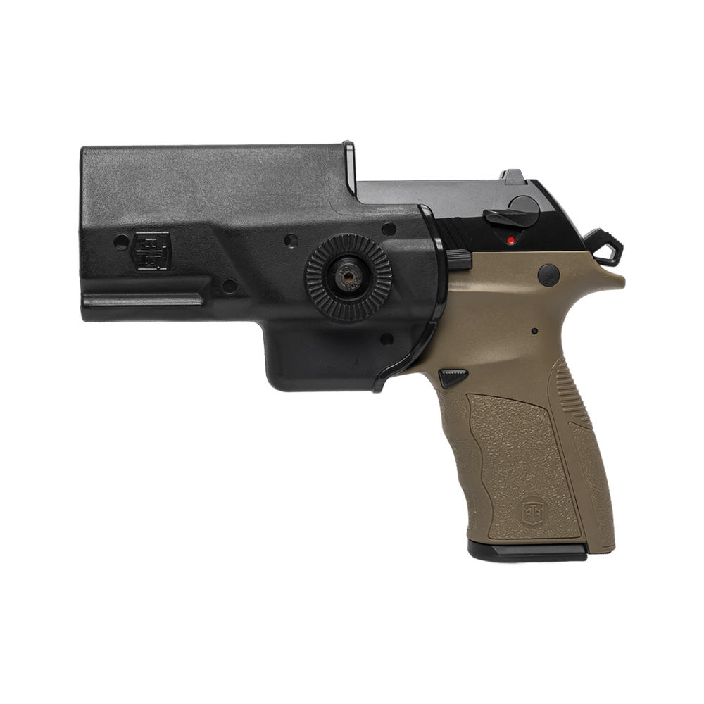 Пистолет АТА9 калибр 9*19 мм, FDE, черный затвор, серая рамка. Фото №10