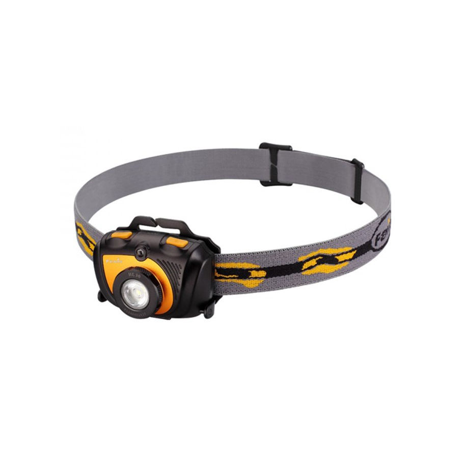 Фонарь светодиодный Fenix HL30 желтый с батарейками. Фото №2