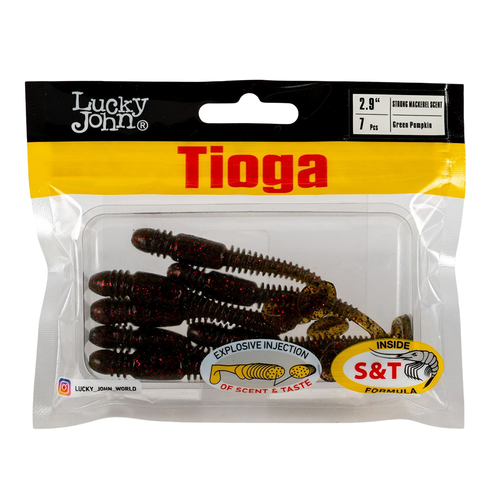 Виброхвост Lucky John Pro Series Tioga 2,9" 75мм, (7шт. упак.) цвет PA03. Фото №1