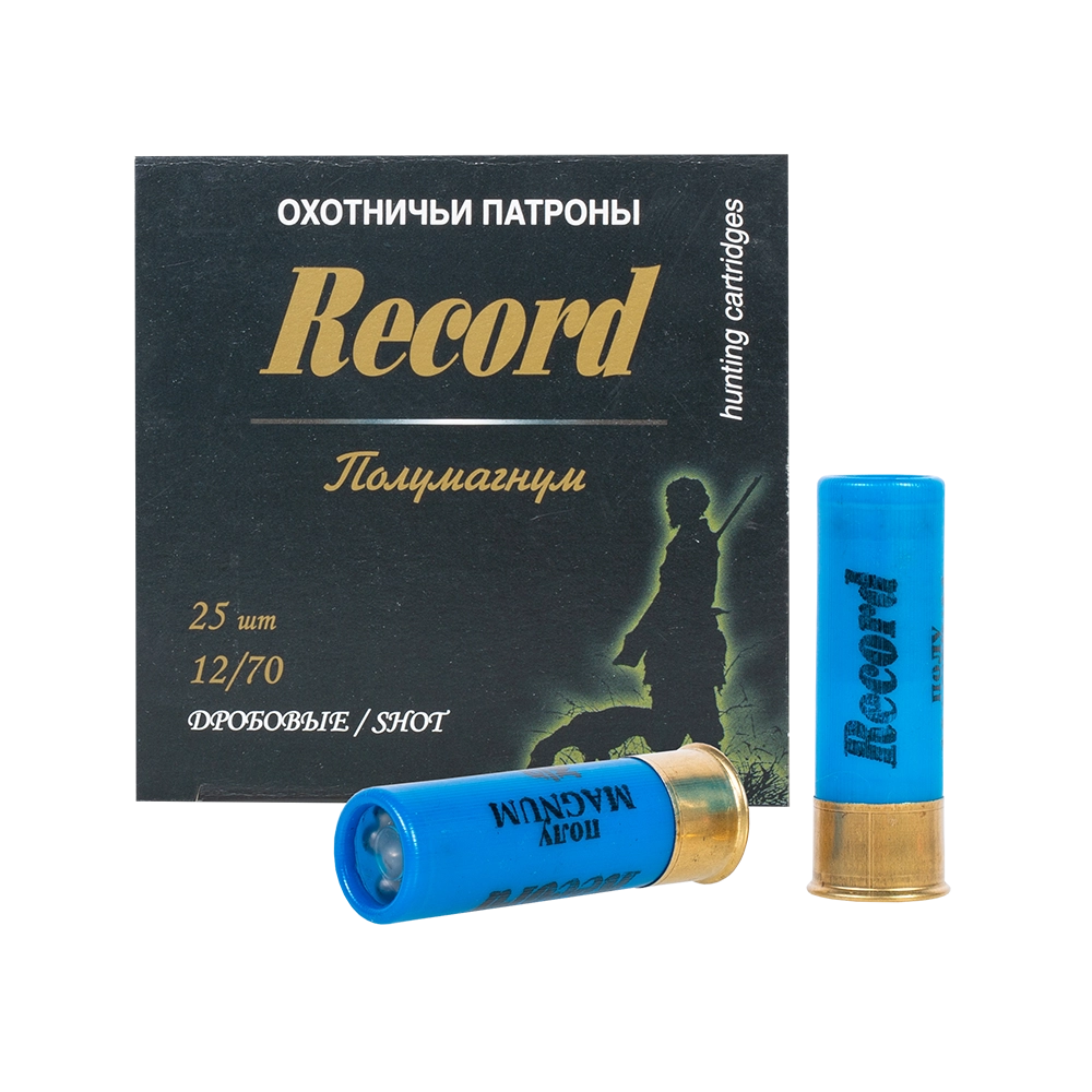 Патрон Рекорд 12/70 полумагнум №000(в пачке 25 шт.) (в коробке 250 шт.). Фото №2