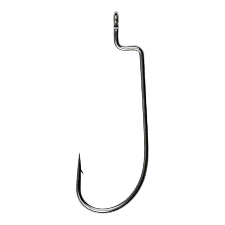 074 Крючок офсетный GTR OFFSET ROUND WORM №3 черный никель (уп.-10х5шт.). Фото №2