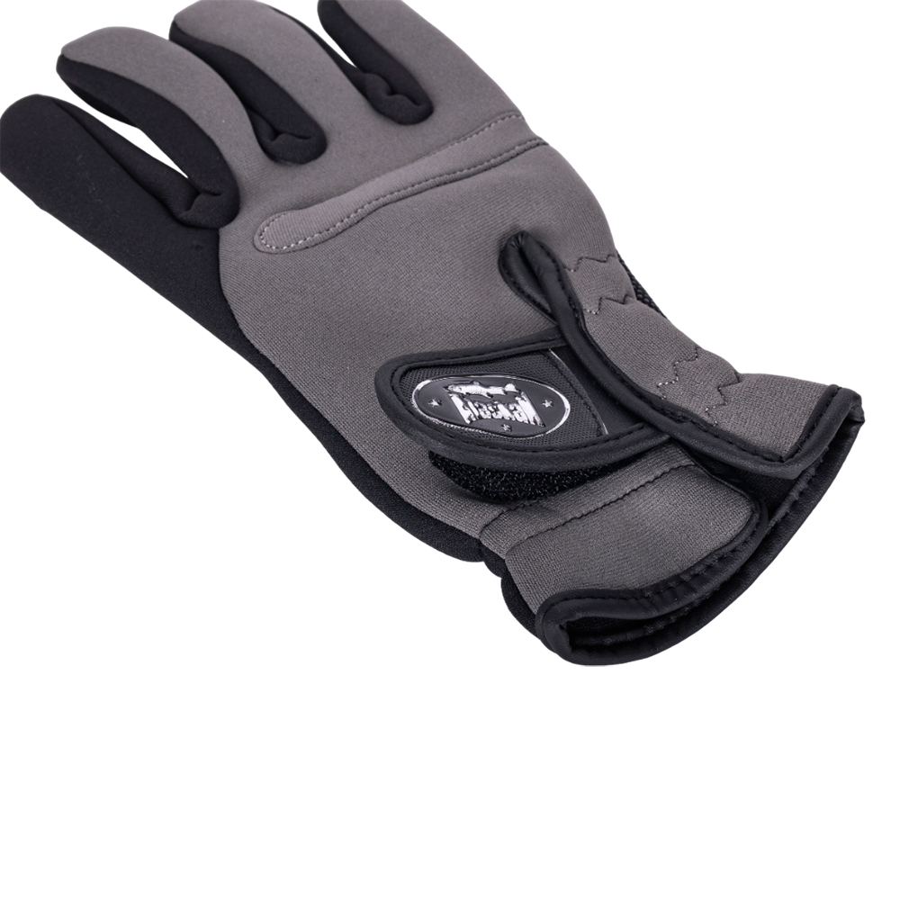 Перчатки неопреновые Alaskan Daily L серый / черный. Фото №3