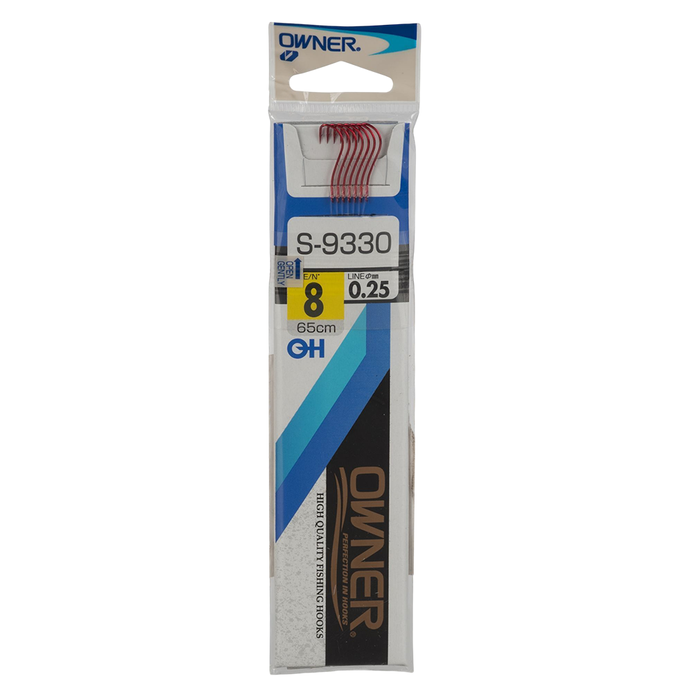 Крючок с поводком Owner S-9330 8-0.25. Фото №1