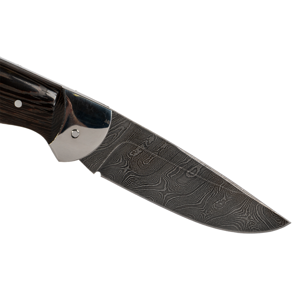 Нож складной МС Клык, клинок дамаск. Фото №4