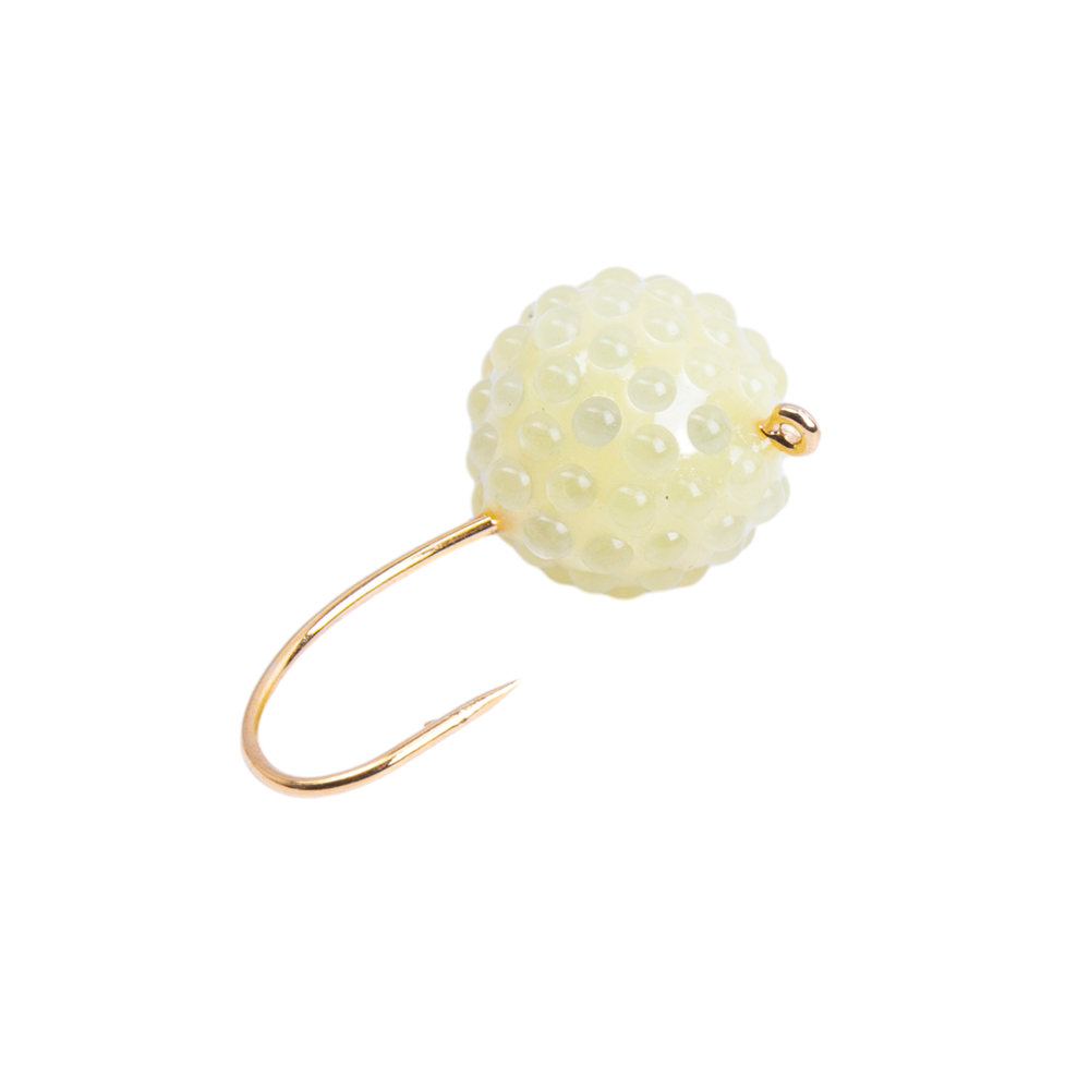 Мормышка вольфрамовая Shark "Икринка" d6мм, крючок №6, шарик, цвет (850). Фото №2 Мормышка вольфрамовая Shark "Икринка" d6мм, крючок №6, шарик, цвет (850). Фото №2