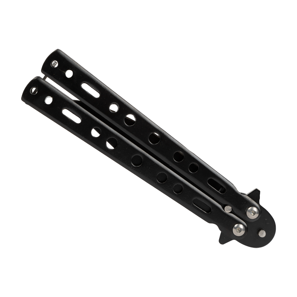 Нож складной "Бабочка" ВТ01ВВ, клинок 420, рукоять металл (Ярхант). Фото №1