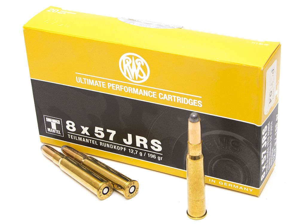 Патрон нарезной RWS калибр 8х57 JRS DN TMR 12,7 гр. (в пачке 20 шт.). Фото №2 Патрон нарезной RWS калибр 8х57 JRS DN TMR 12,7 гр. (в пачке 20 шт.). Фото №2