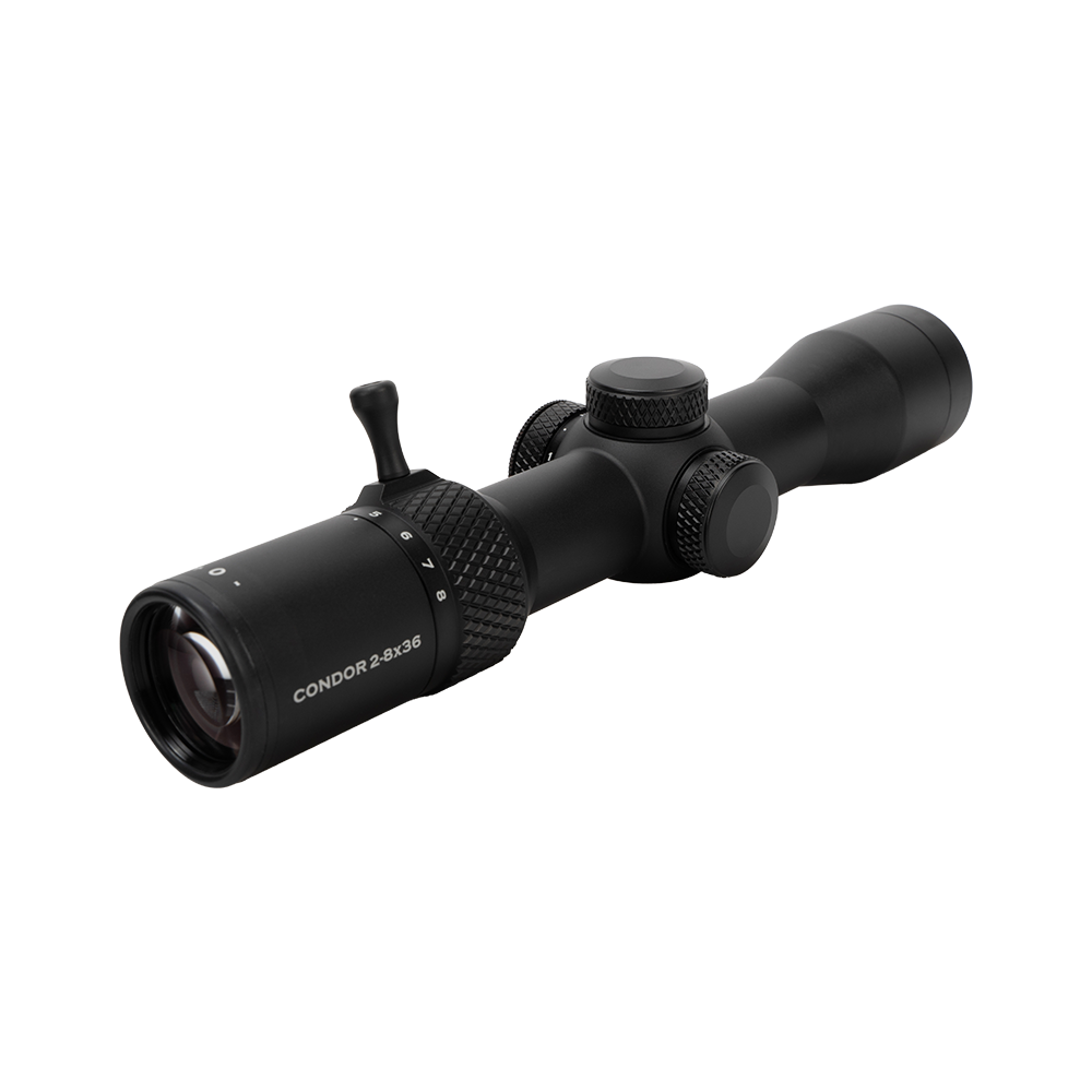 Оптический прицел MOSSBERG CONDOR 2-8х36 SFP Compact 30мм с подсветкой (Mildot) 0.1 MRAD. Фото №12 Оптический прицел MOSSBERG CONDOR 2-8х36 SFP Compact 30мм с подсветкой (Mildot) 0.1 MRAD. Фото №12