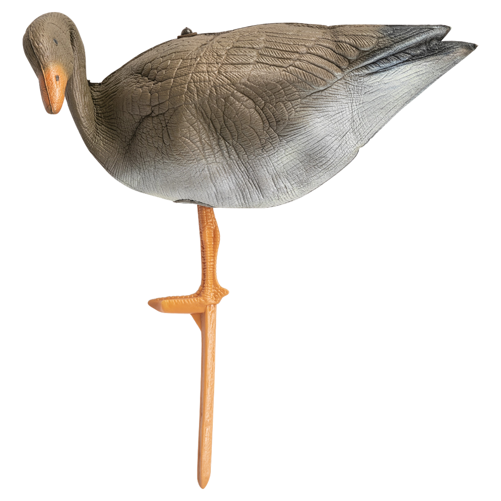 Муляж Гусь гуменник, отдыхающий, вид-2 (прямосмотрящий) (надувной). Фото №1