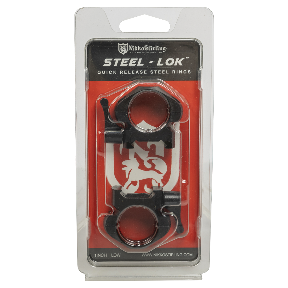 Кольца Nikko Stirling Diamond QR, быстросъемные на Weaver, 25.4мм, низкие, 2 винта, сталь. Фото №1 Кольца Nikko Stirling Diamond QR, быстросъемные на Weaver, 25.4мм, низкие, 2 винта, сталь. Фото №1