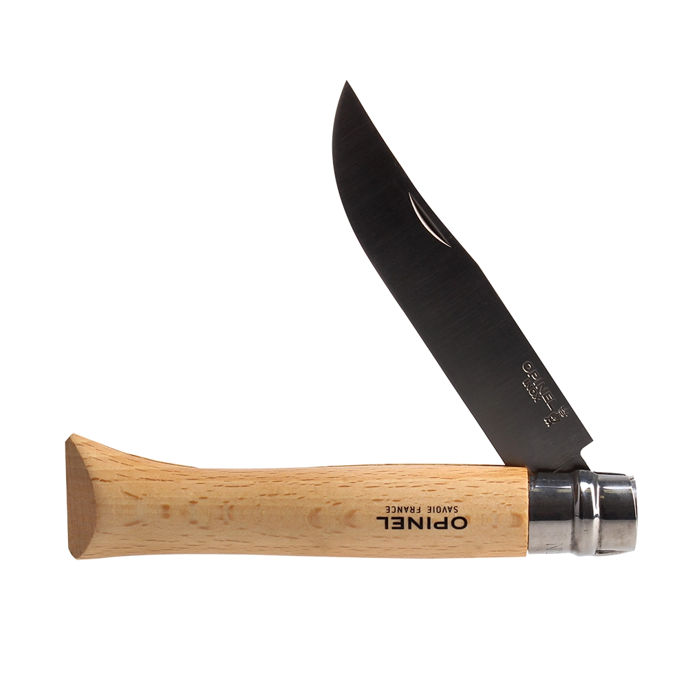 Нож "Opinel" 12VRI нержавеющая сталь, бук, клинок 12 см, "Вироблок". Фото №4