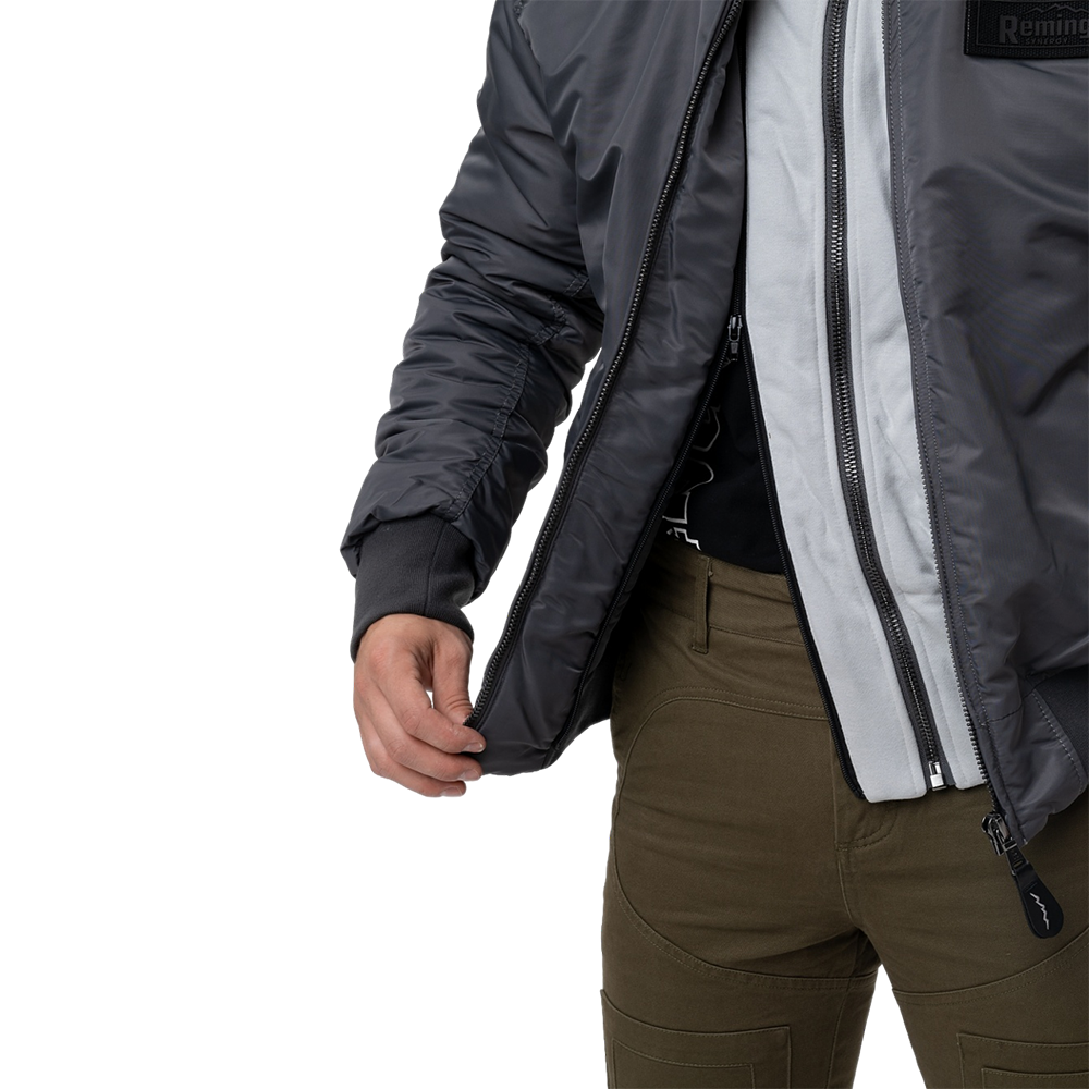 Куртка Бомбер Remington Wenham Gray, р. 4XL. Фото №6 Куртка Бомбер Remington Wenham Gray, р. 4XL. Фото №6