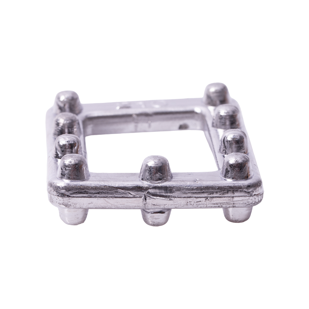 Груз "Рамка" с шипами и ушком 210гр.. Фото №3