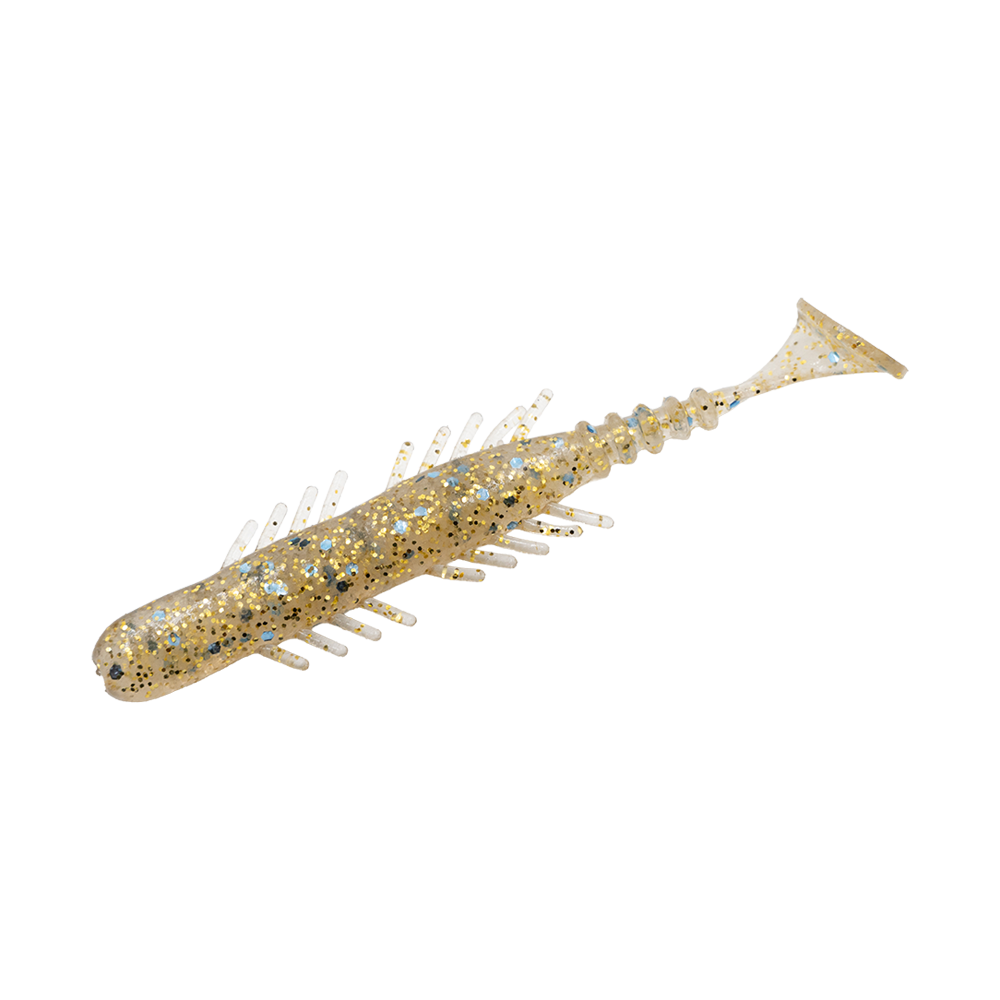 Виброхвост Lucky John Pro Series Bugsy Shad 2,8" 72мм, (7шт. упак.) цвет CA35. Фото №3