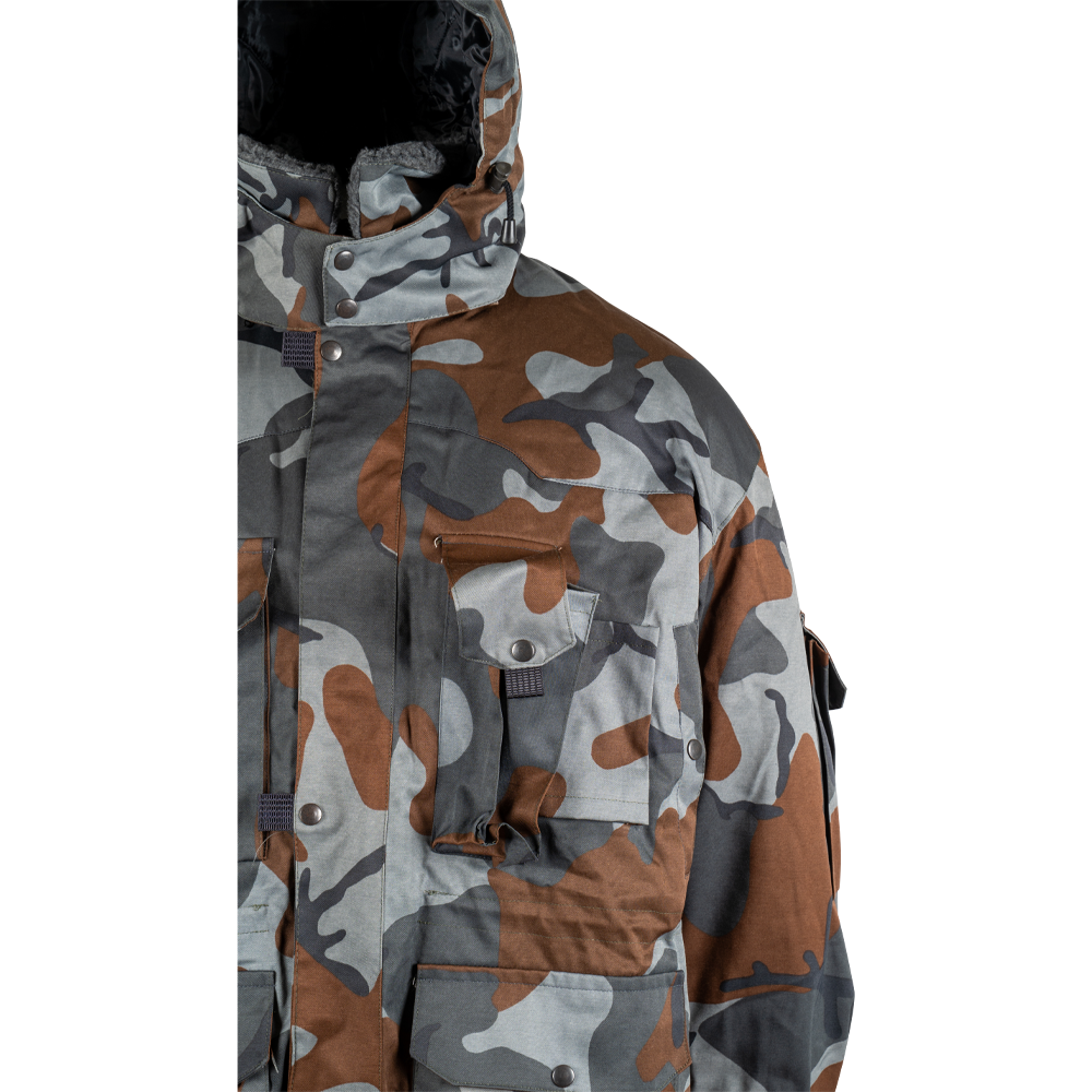 Костюм зимний (ткань, серый камуфляж). Фото №10