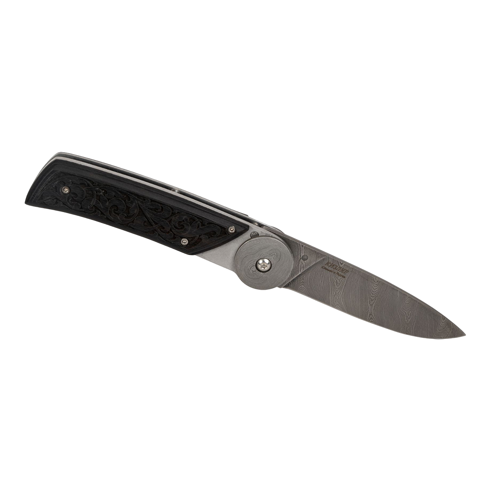 Нож Кизляр "Байкер-1" (дерево-орех), дамасская сталь. Фото №1